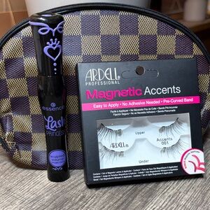 🫟5 for $25🫟 Ardell Magnetic Accents Black Lashes & Essence Black Volume Mascara
